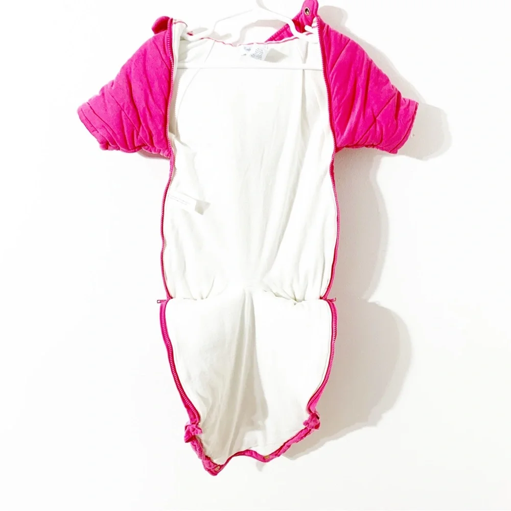 Ralph Lauren One Piece Quilted Thin Waled Corduroy Hood Snowsuit Bunting Lining